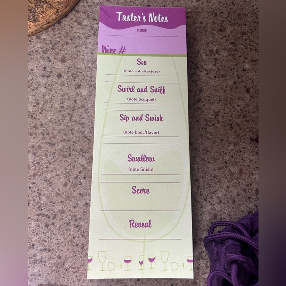 C.R. GIBSON | Wine Tasting Party Kit - Picture 3 of 6